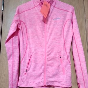 Motorun Athletic Jacket Womens Size Small Pink Zip Pockets Long Sleeve NWT Zip